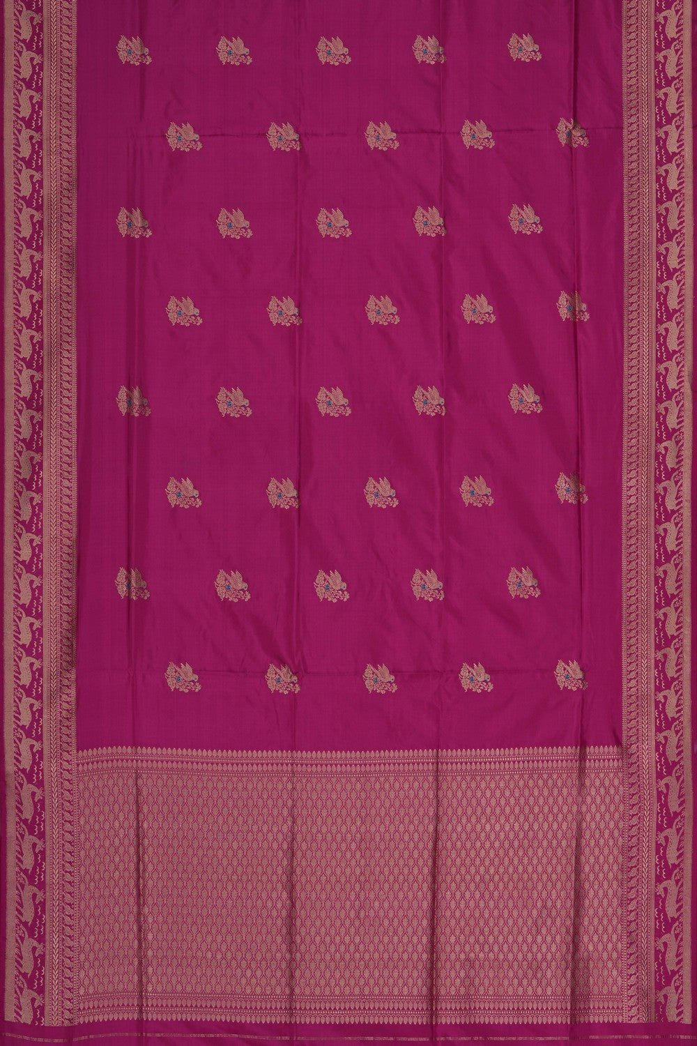 Image of Banarasi Silk Pink Saree
