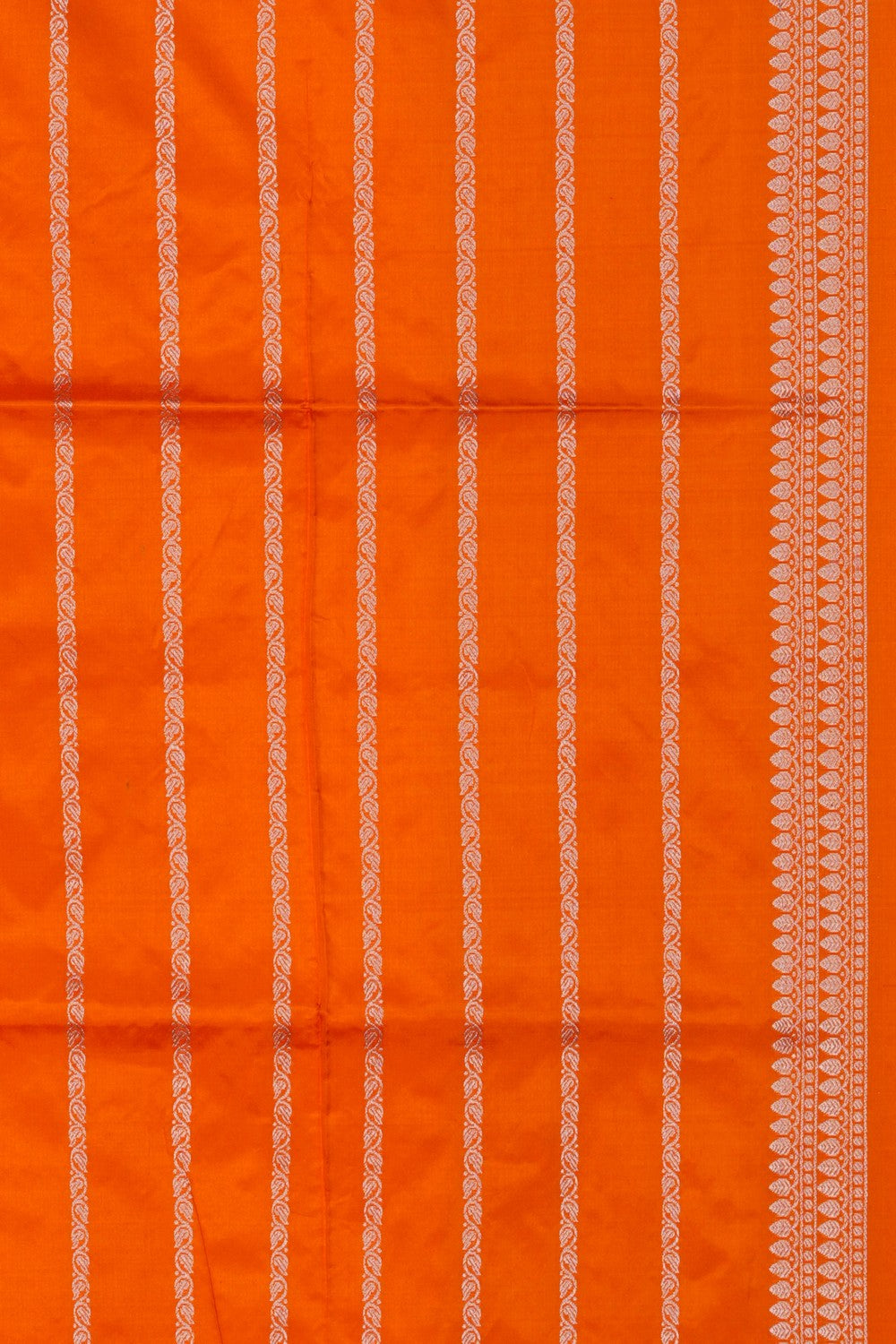 Image of Banarasi Silk Orange Saree