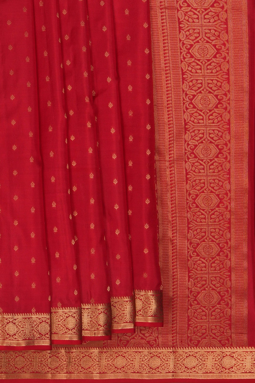 Image of South Silk Red Saree