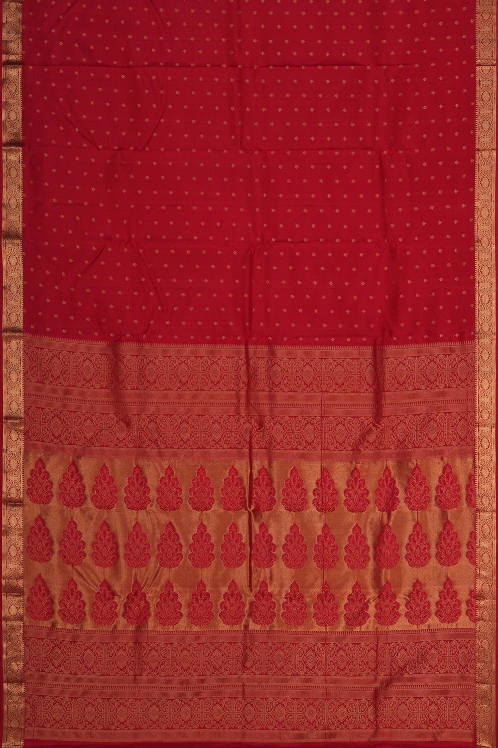 Image of South Silk Red Saree