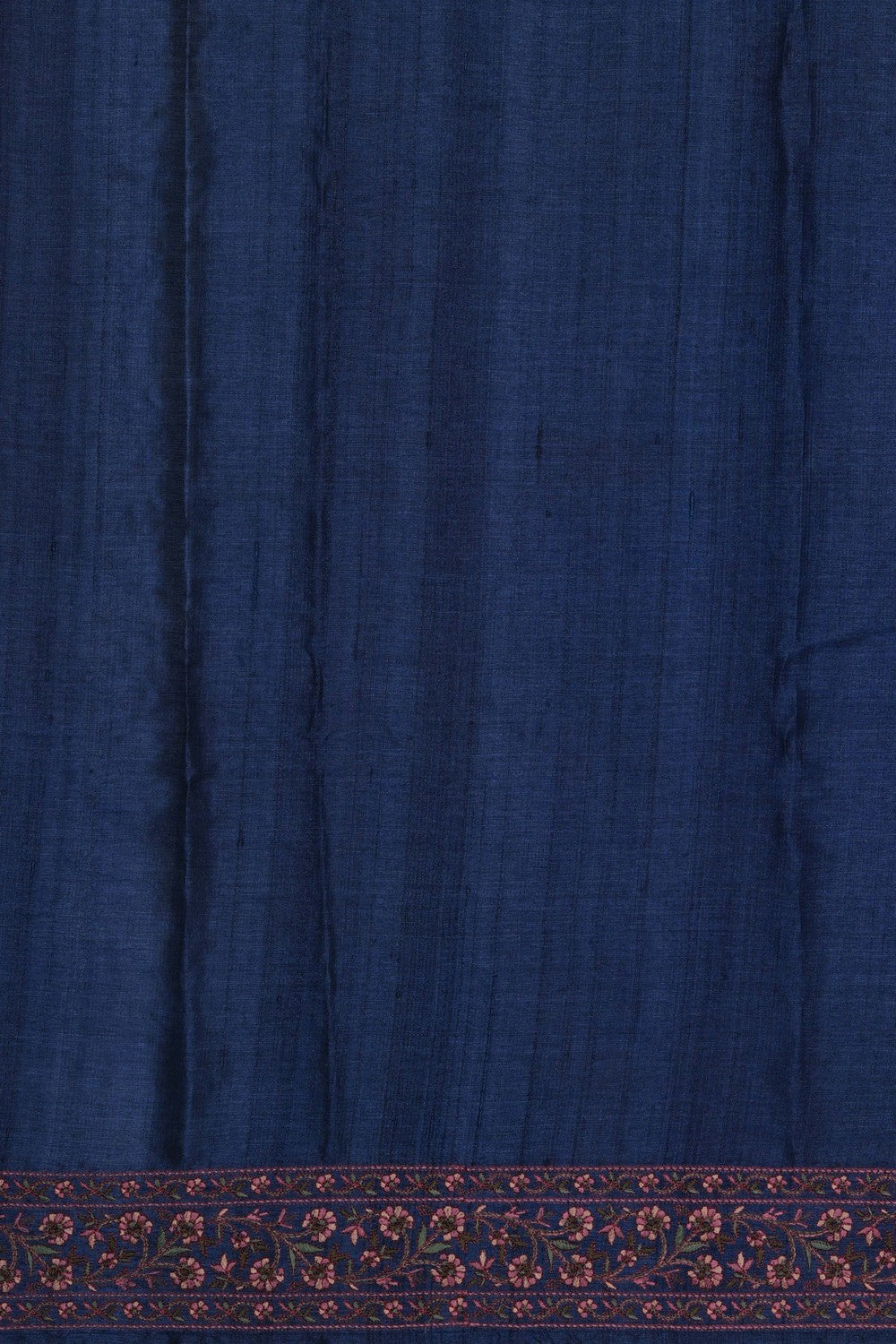 Image of A Floral Embroidery Tussar Silk Saree