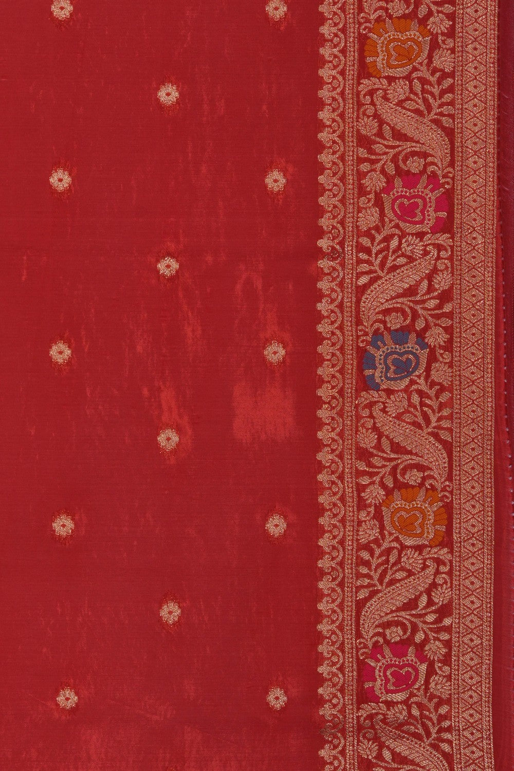Image of Banarasi Tissue Silk Pink Saree