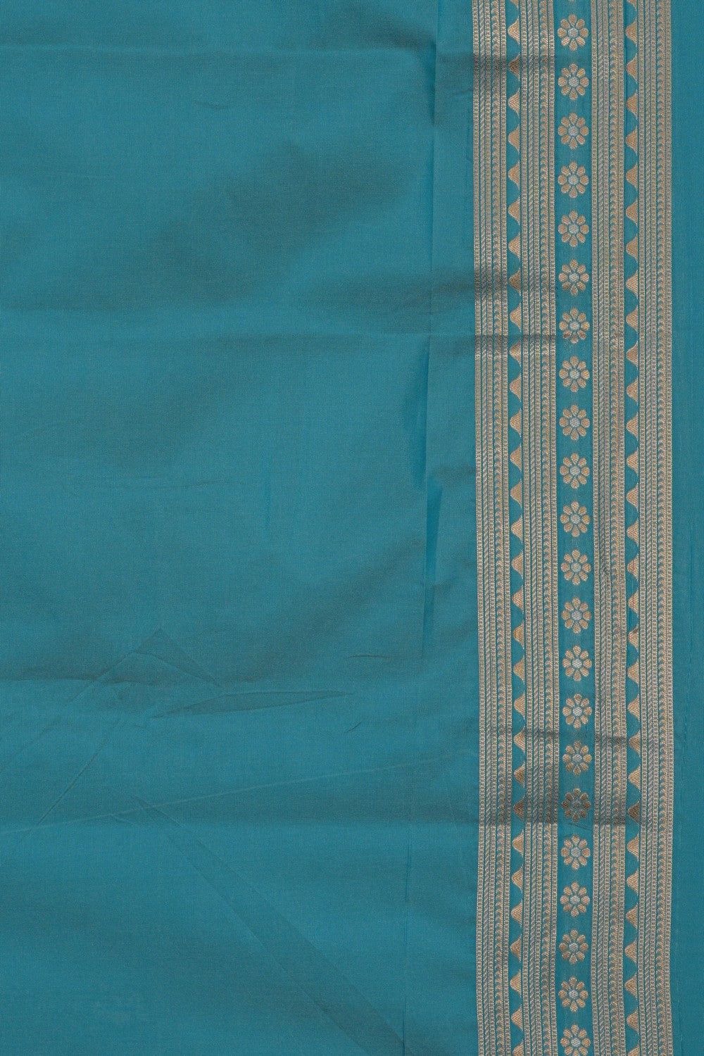 Image of Banarasi Silk Blue Saree