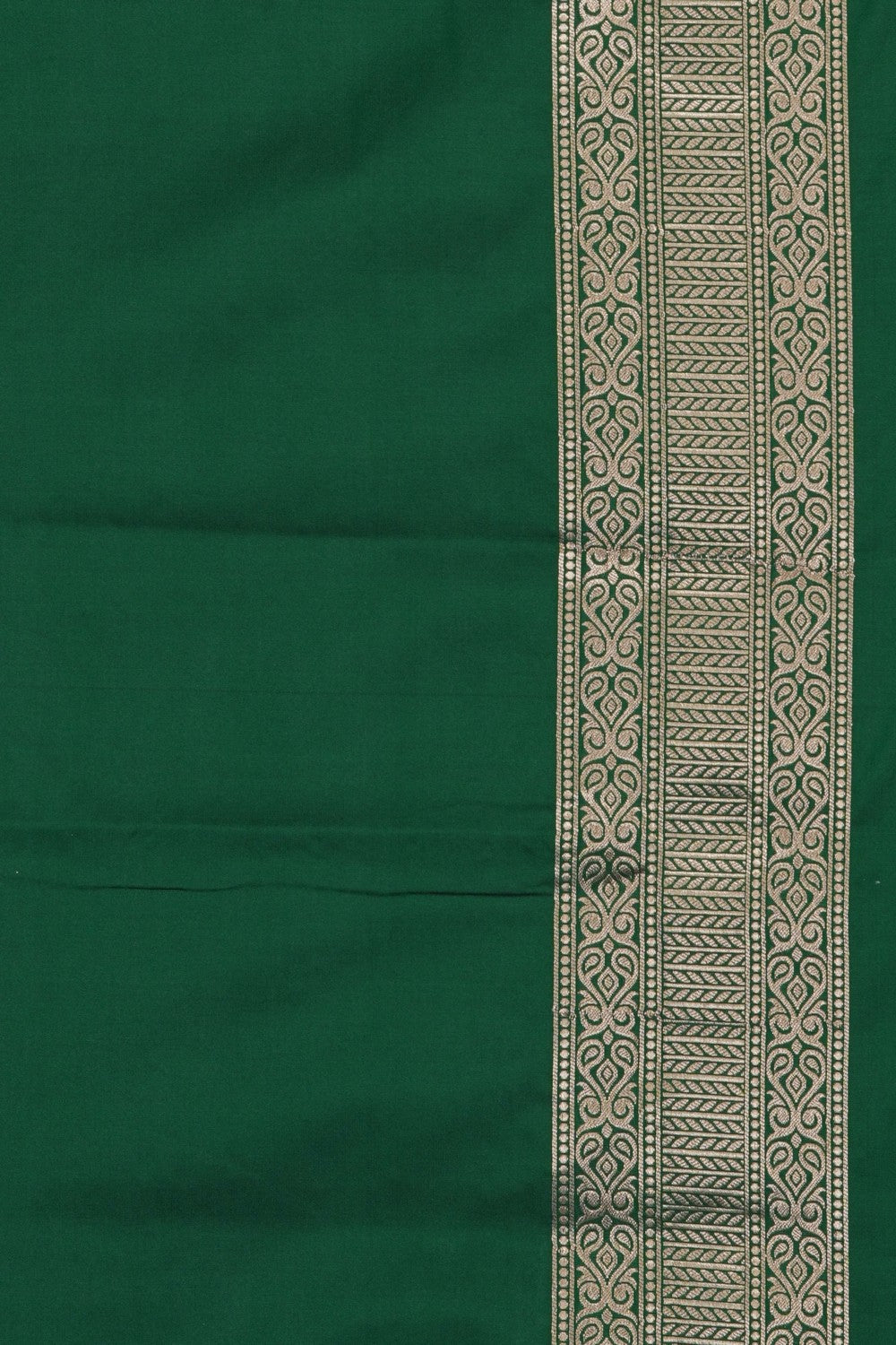 Image of Banarasi Silk Green Saree