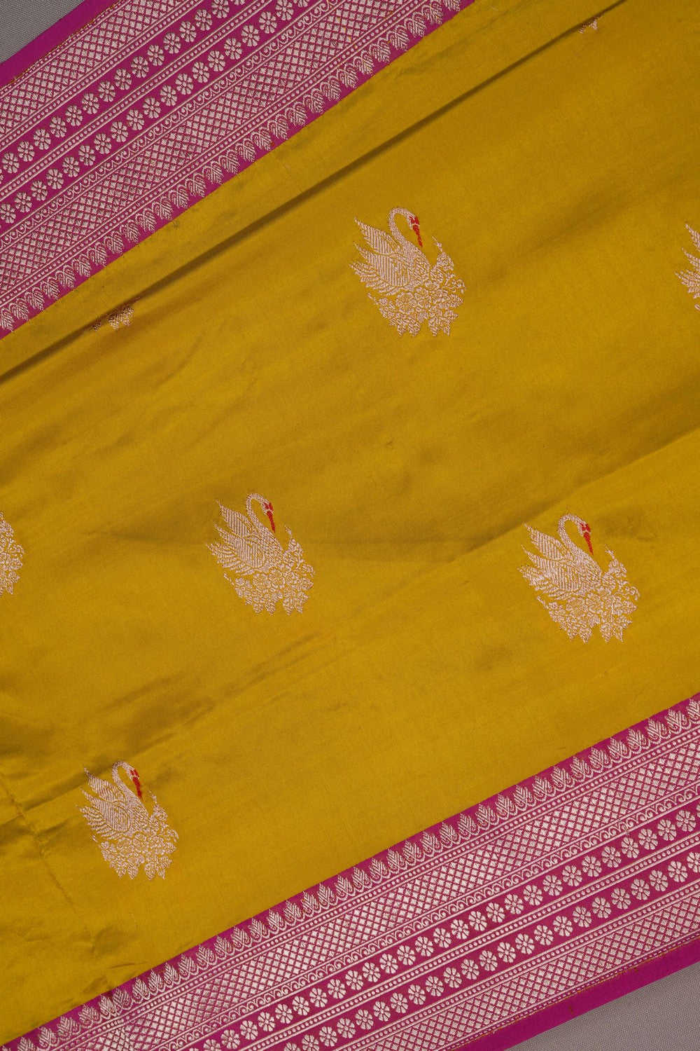 Image of Banarasi Silk Spring Green Saree