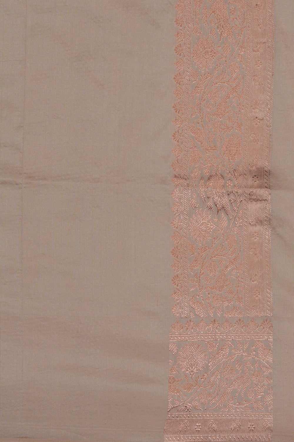 Image of Banarasi Silk Off-White Saree