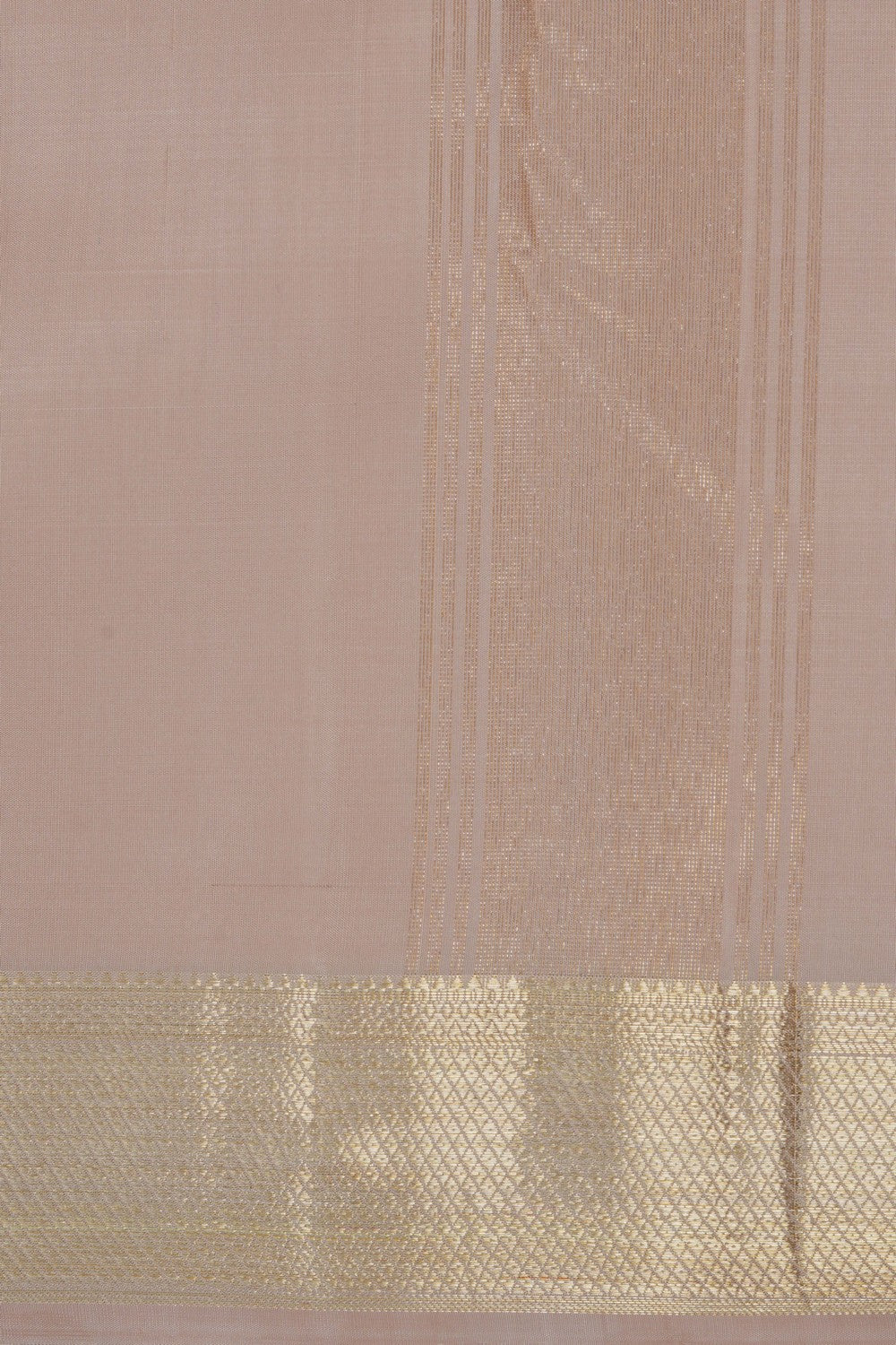 Image of Kanchi Silk Pastel Pink Dhoti With Kanduva (8 X 4)