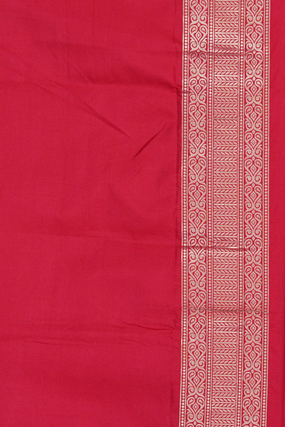 Image of Banarasi Silk Red Saree