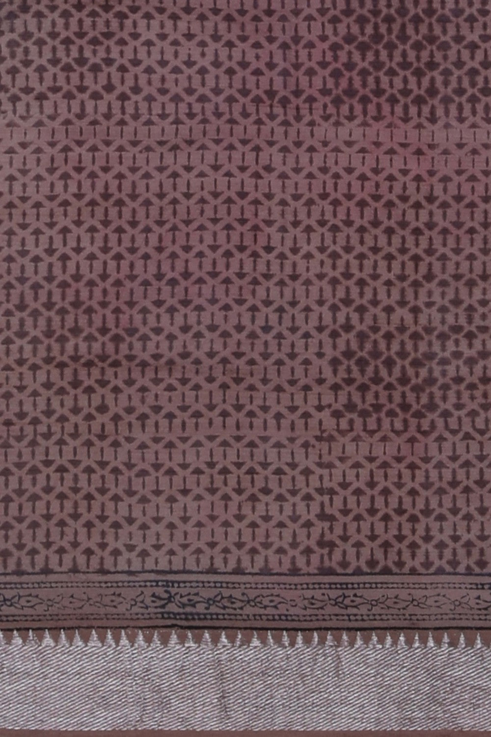 Image of Mangalgiri Silk Saree With Floral Prints