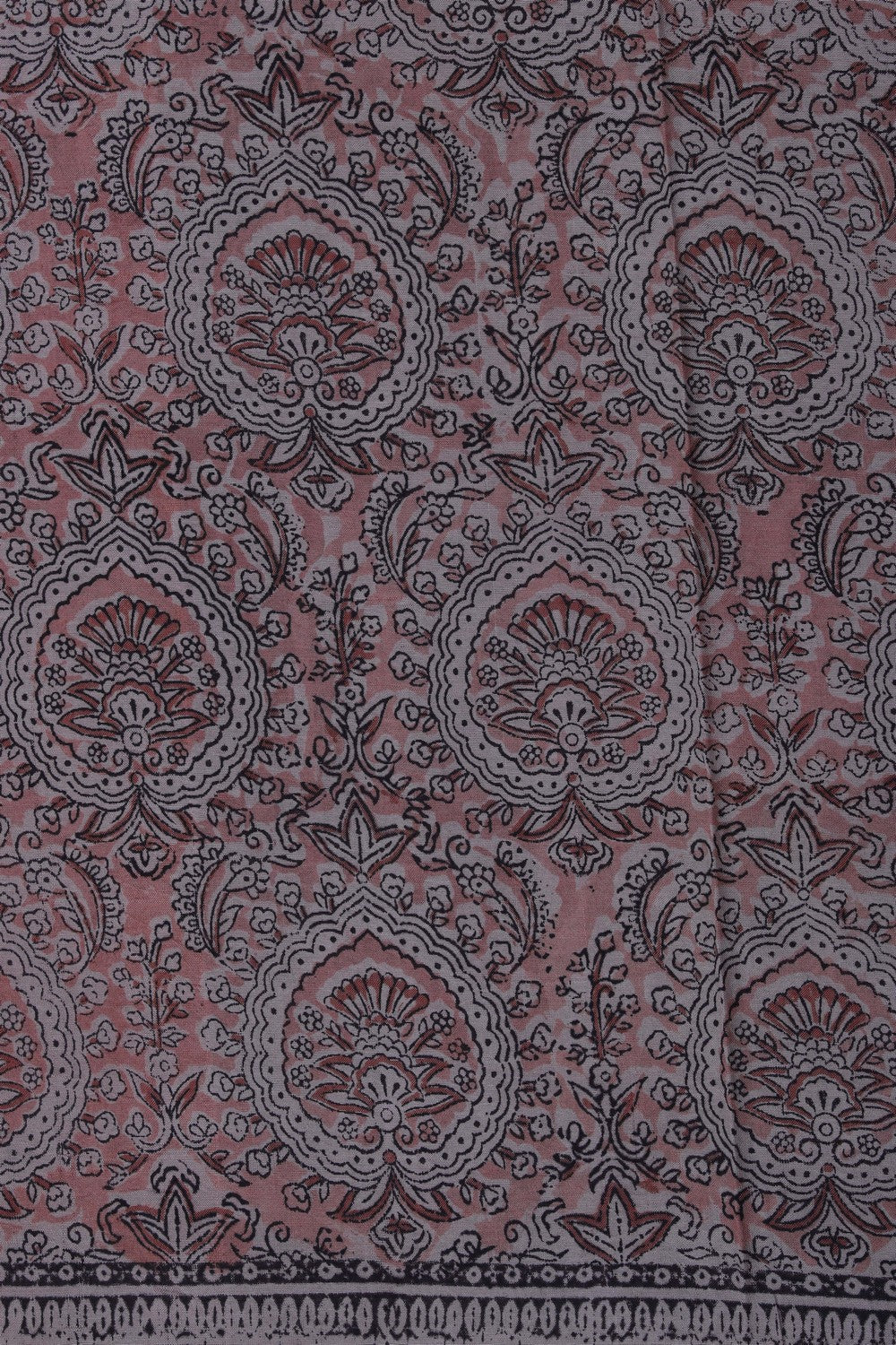 Image of Mangalgiri Silk Saree With Floral Prints