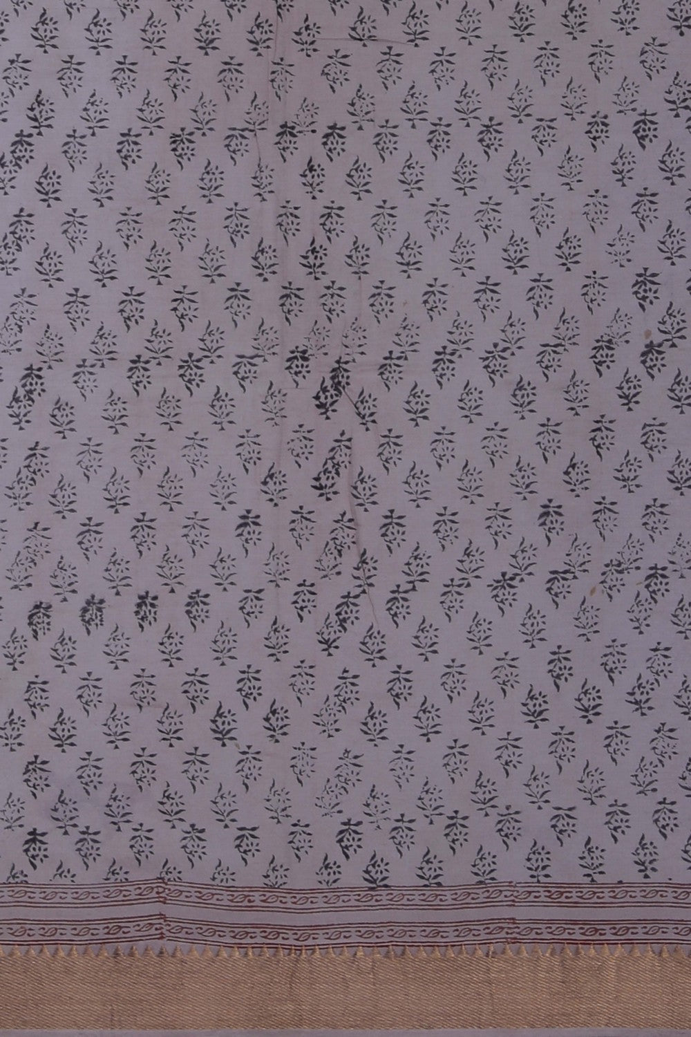 Image of Mangalgiri Silk Saree With Floral Prints