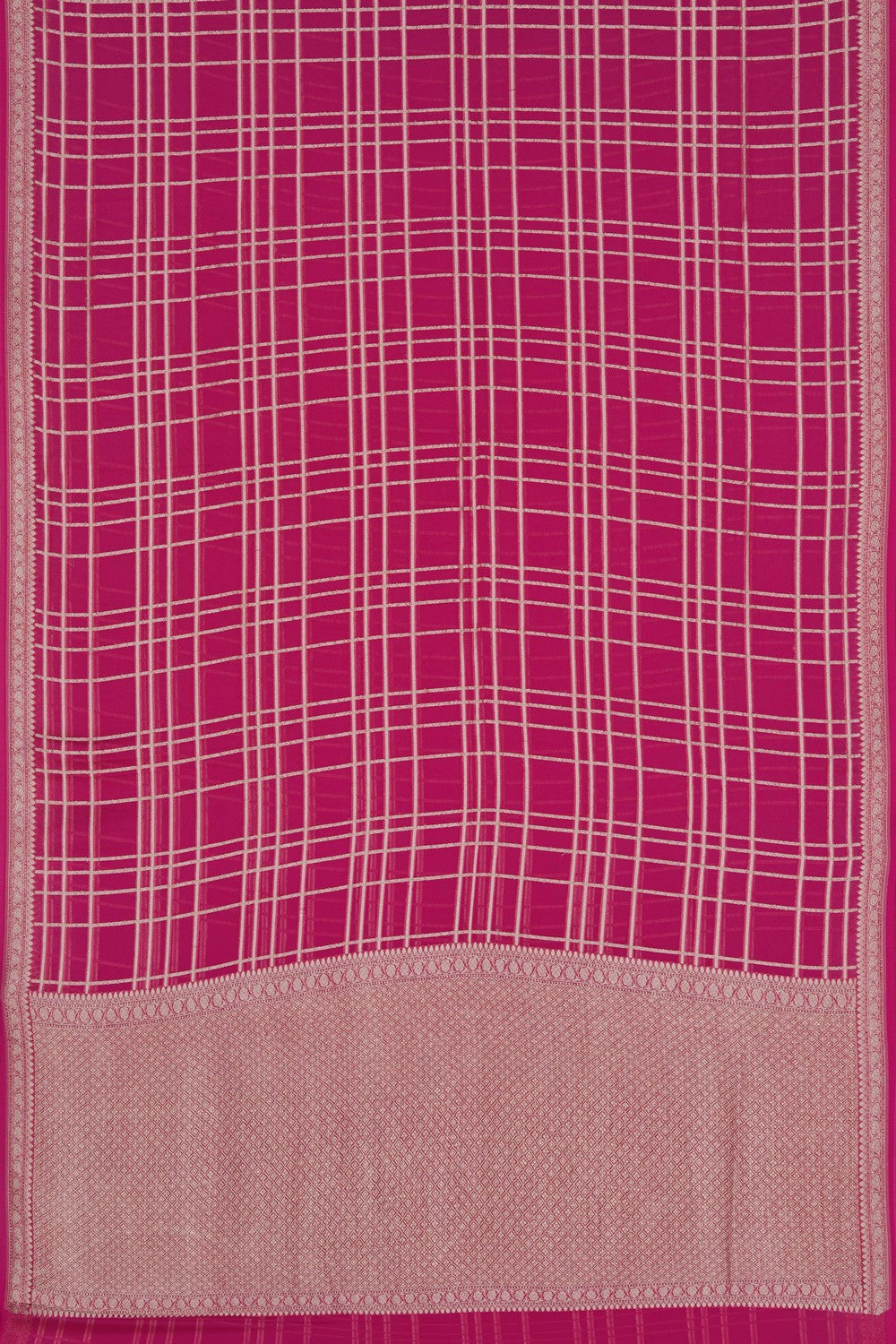 Image of Banarasi Georgette Pink Saree
