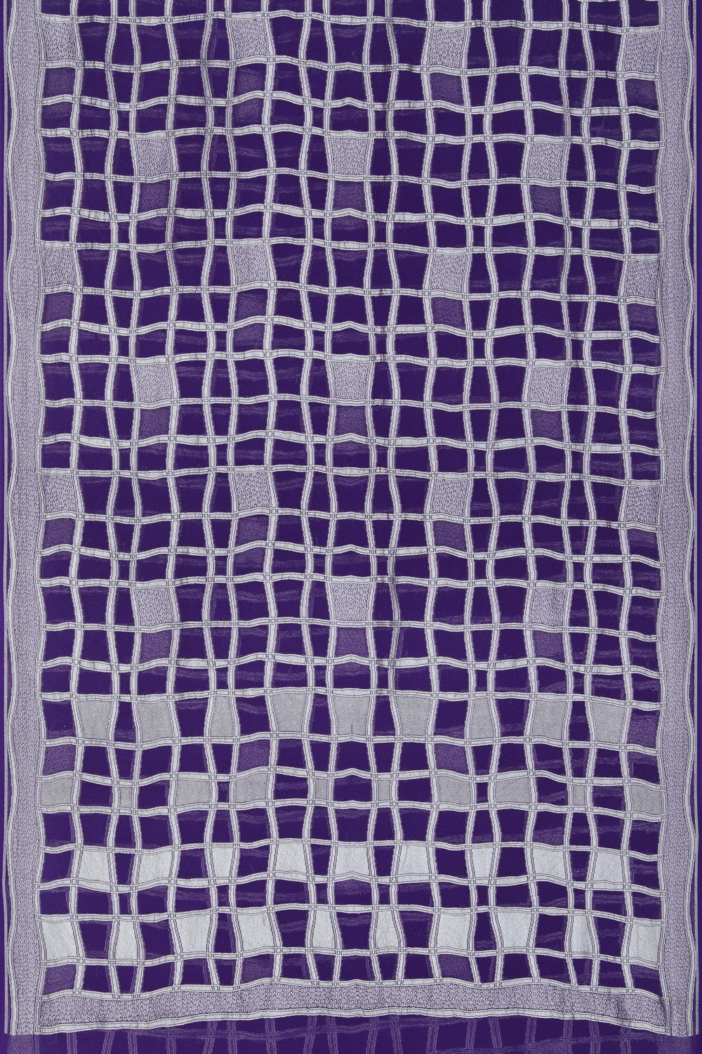 Image of Banarasi Georgette Purple Saree