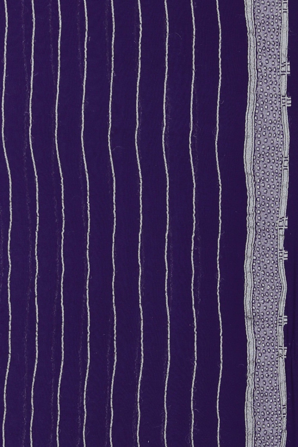 Image of Banarasi Georgette Purple Saree