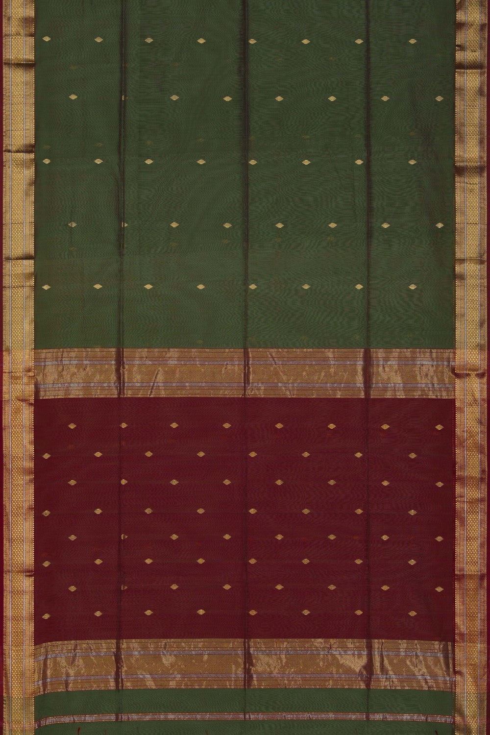 Image of Maheshwari Green Saree