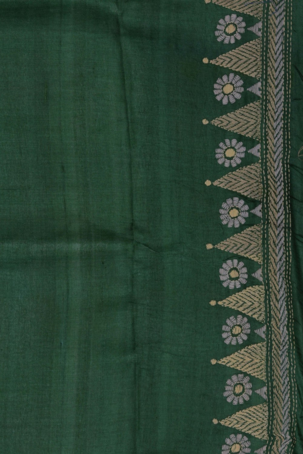 Image of A A Kantha Embroidery Saree
