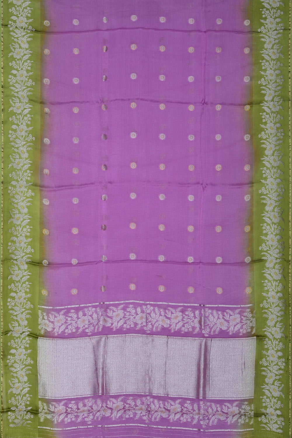Image of Kota Silk Pink Saree