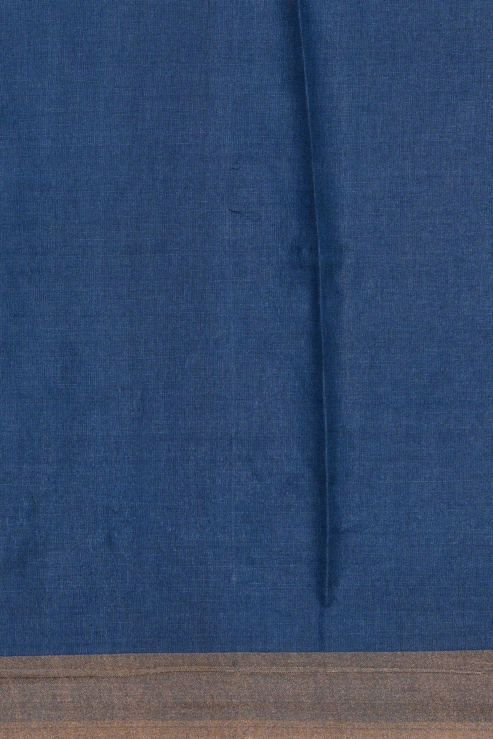 Image of A Tussar Silk Blue Saree