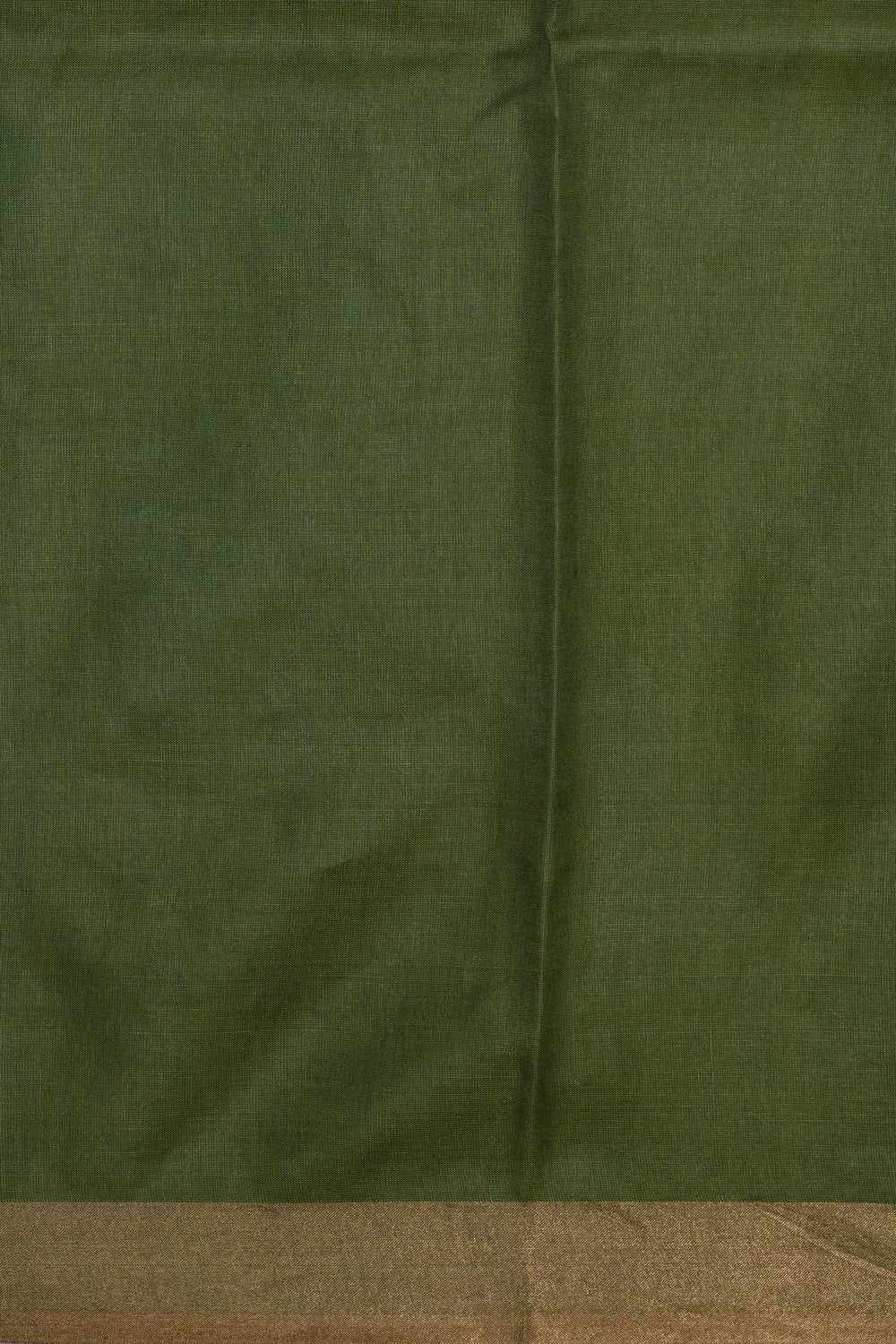 Image of A Tussar Silk Green Saree