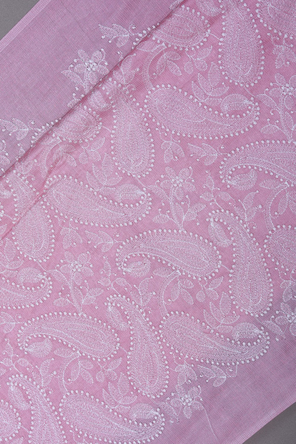 Image of A Tussar Silk Embroidered Saree