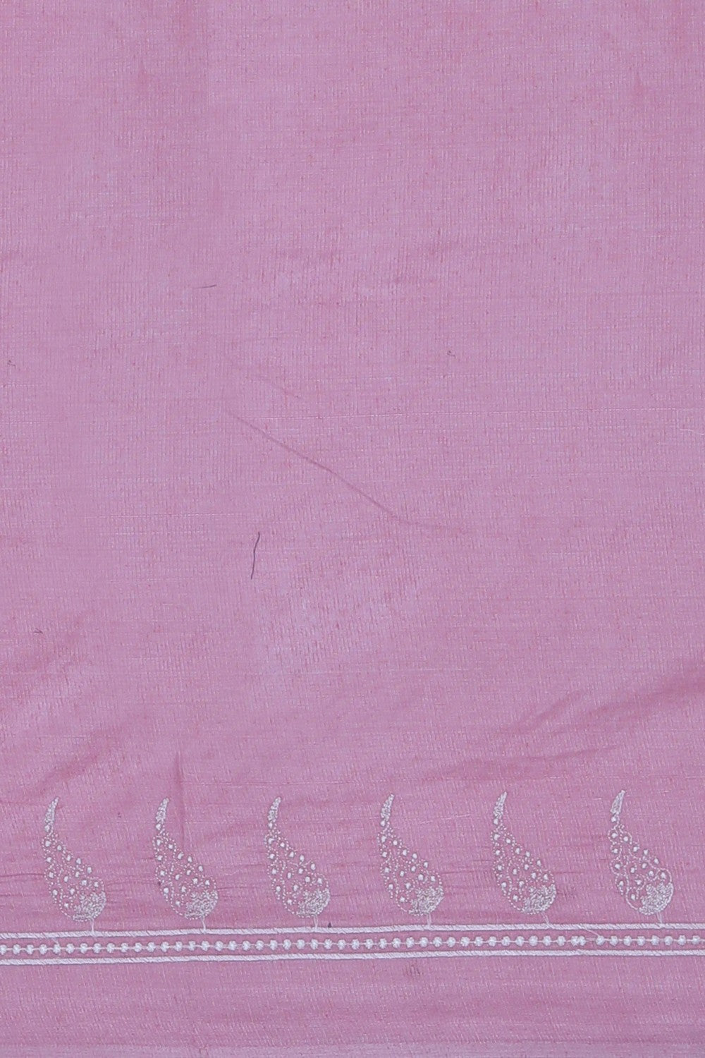 Image of A Tussar Silk Embroidered Saree