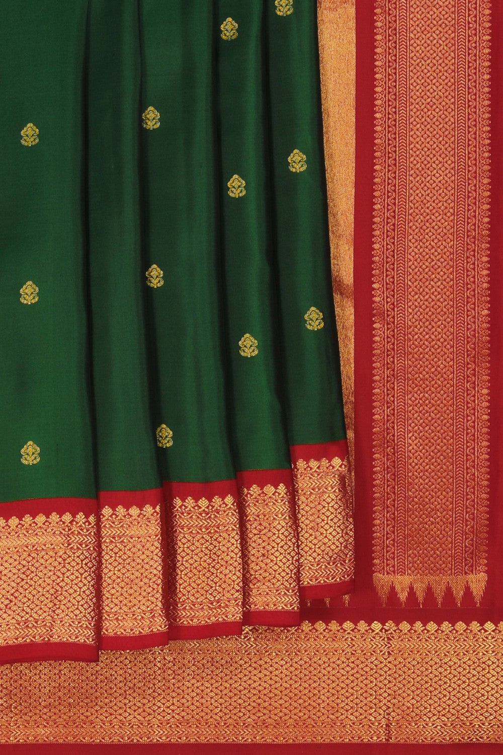 Image of South Silk Green Saree