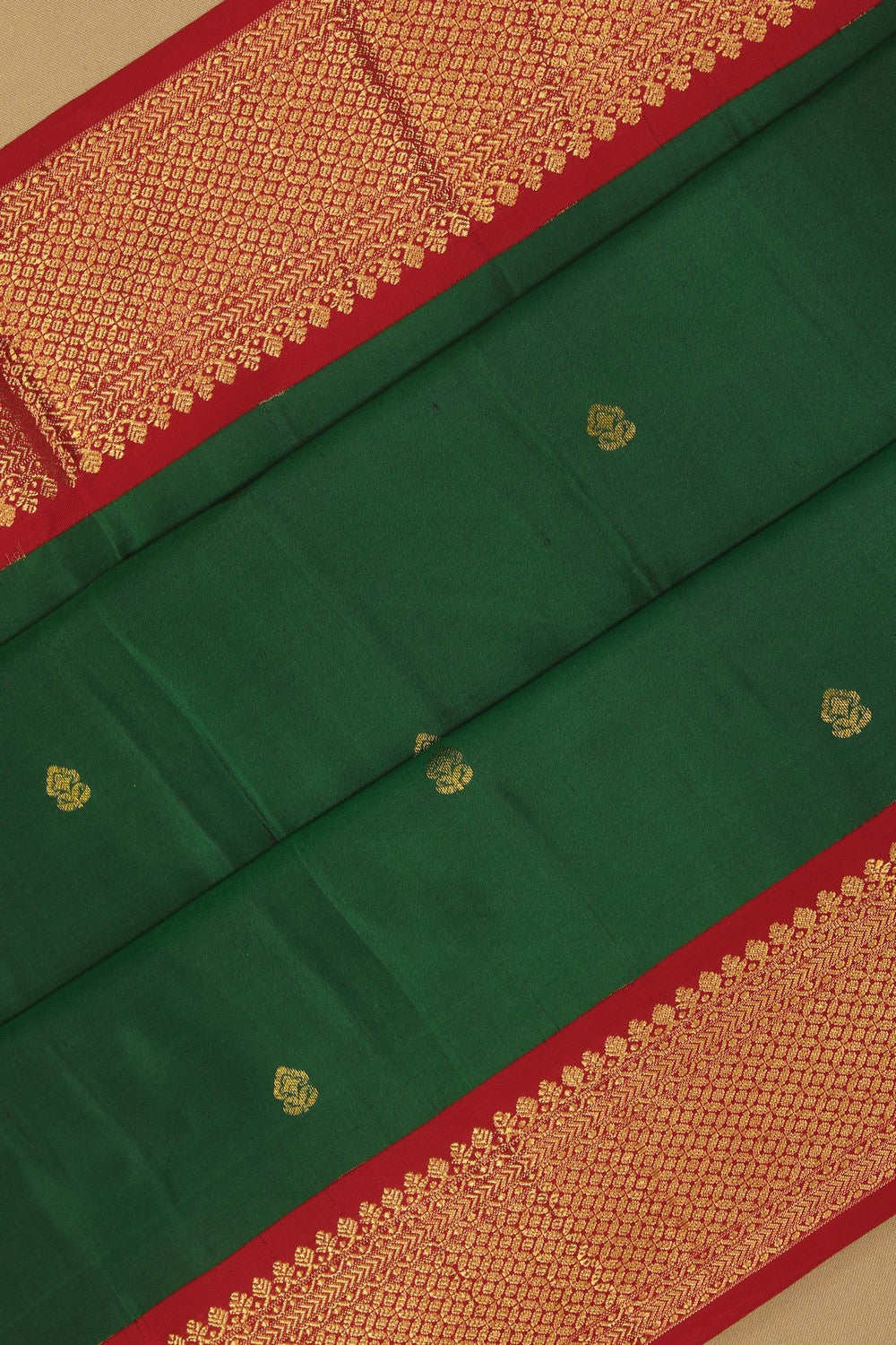 Image of South Silk Green Saree