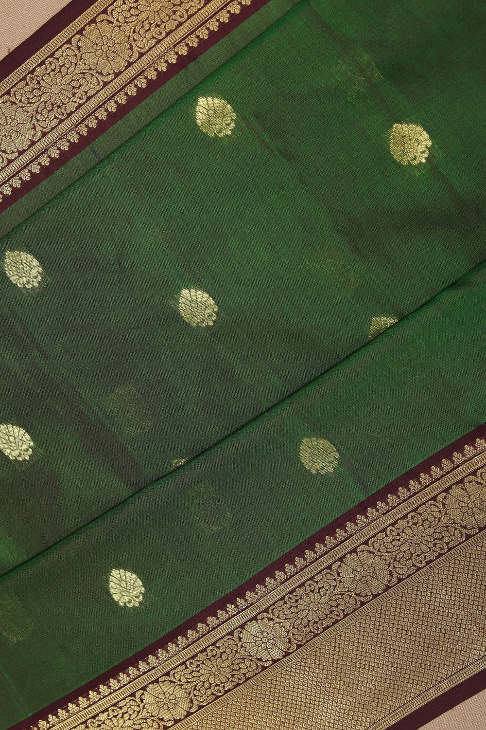 Image of South Silk Green Saree