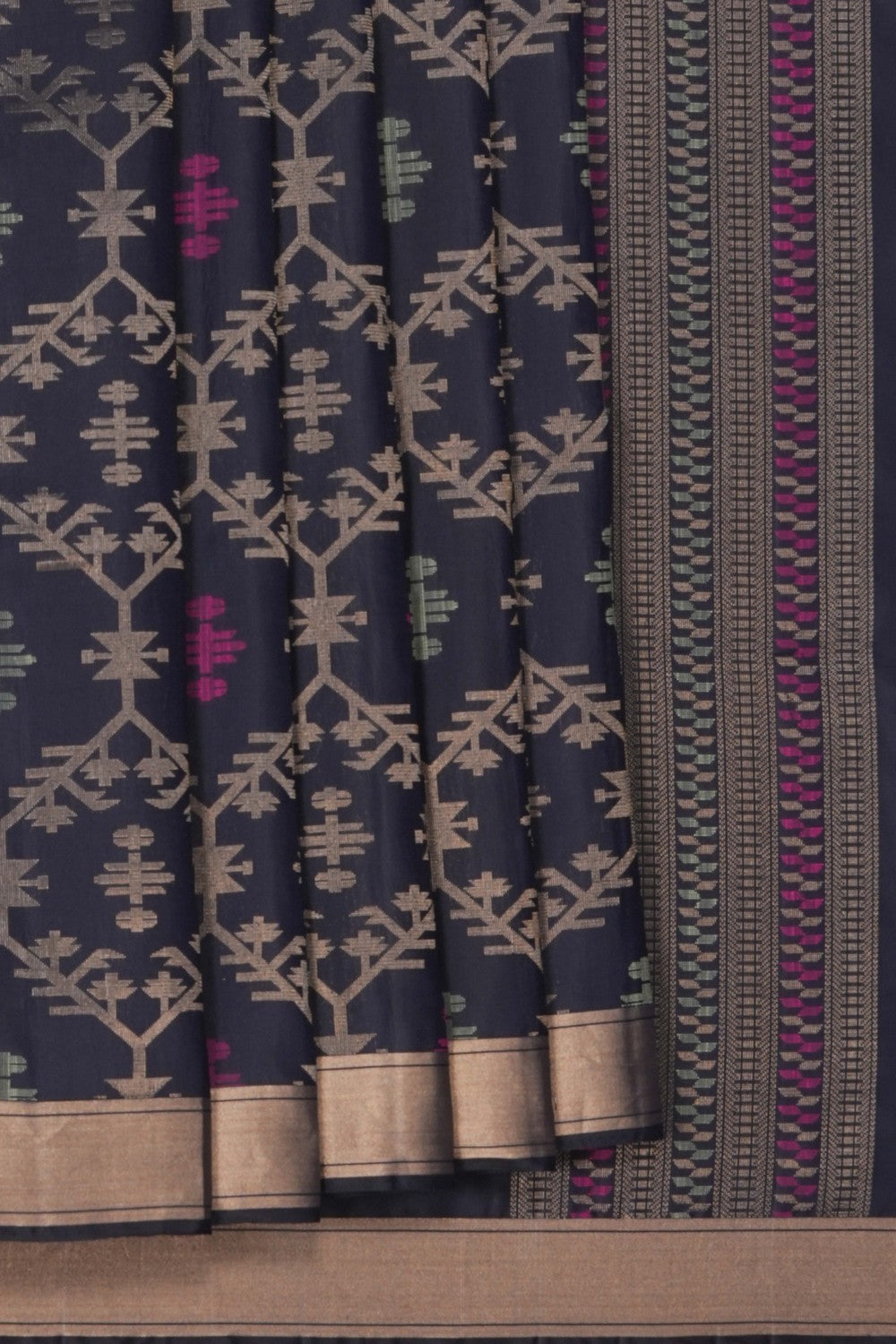 Image of South Silk Black Saree