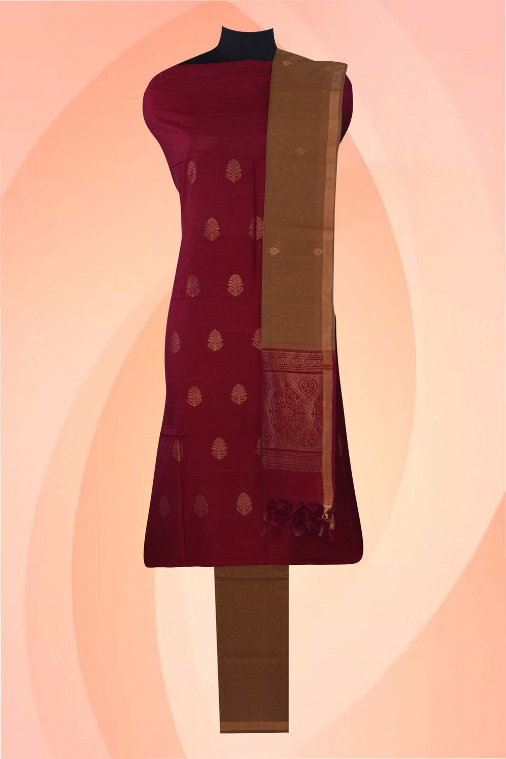 Image of Unstitched Suit Set Fabric (3 Pcs Set)