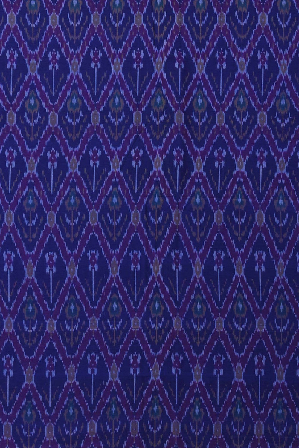 Image of Ikat Silk Unstitched Suit With Dupatta (3 Pcs Set)