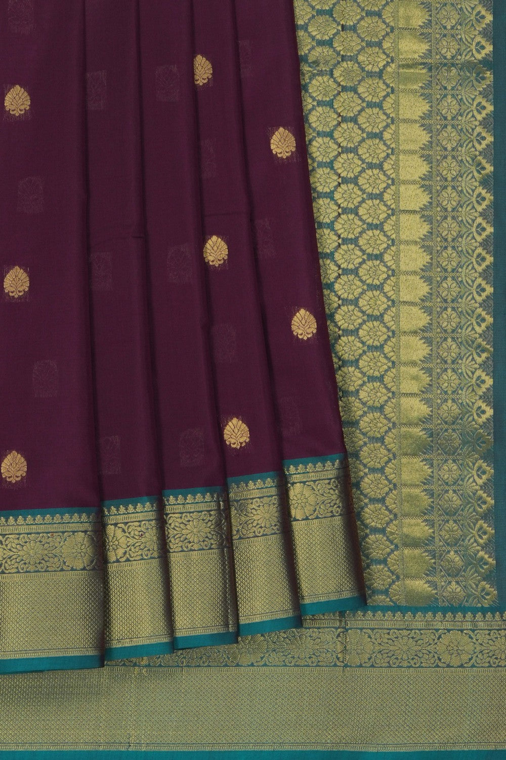 Image of Violet South Silk Saree