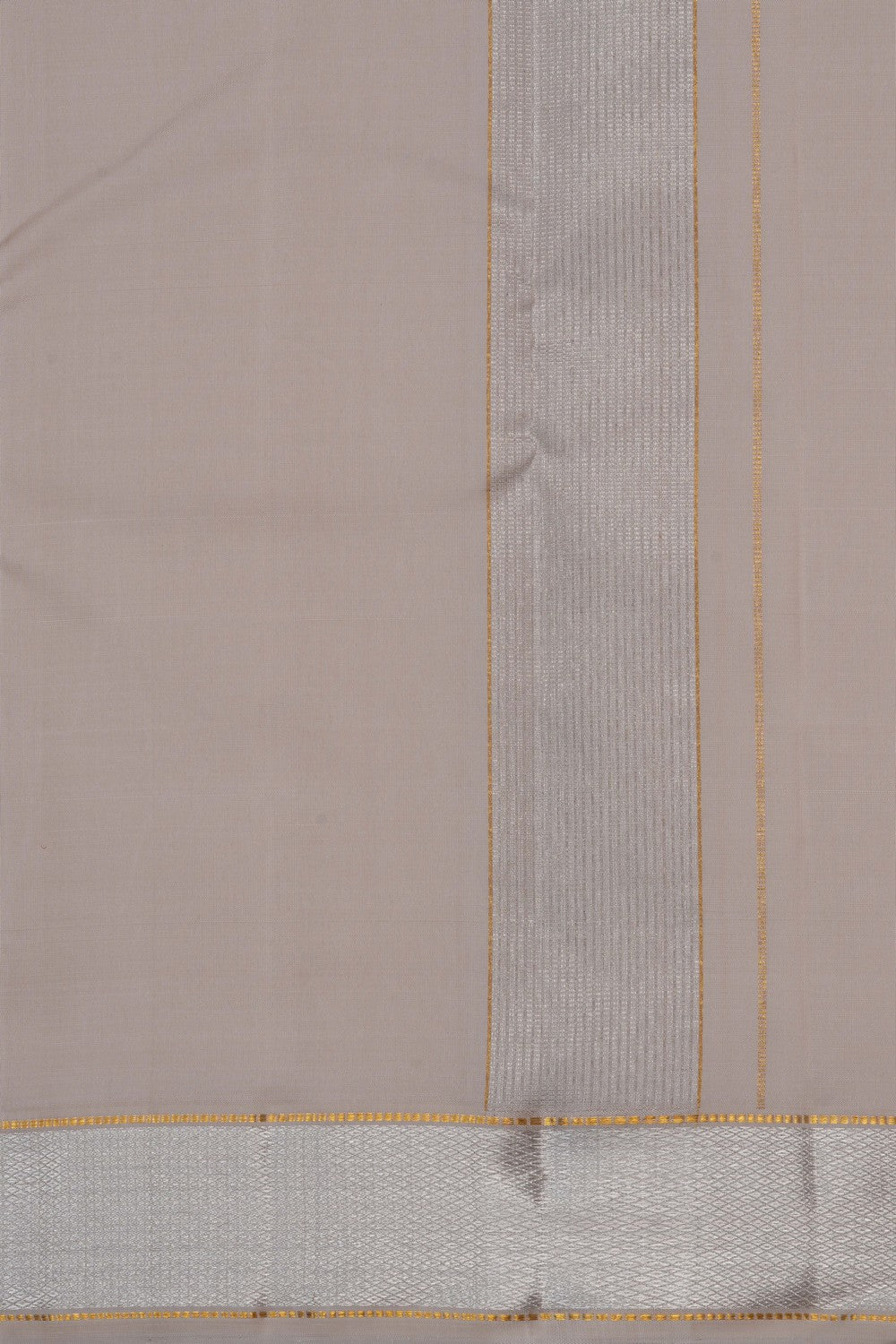 Image of Kanchi Silk Traditional Dhoti With Kanduva (8 X 4)
