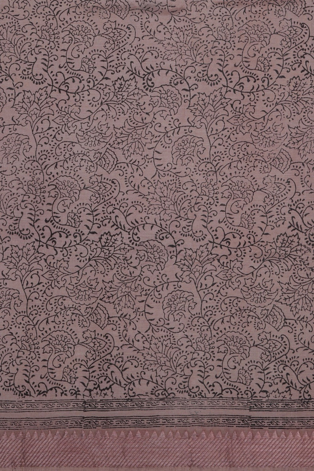 Image of Mangalgiri Silk Grey Saree
