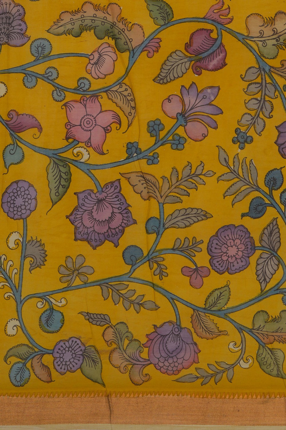Image of Kalamkari Painting Saree
