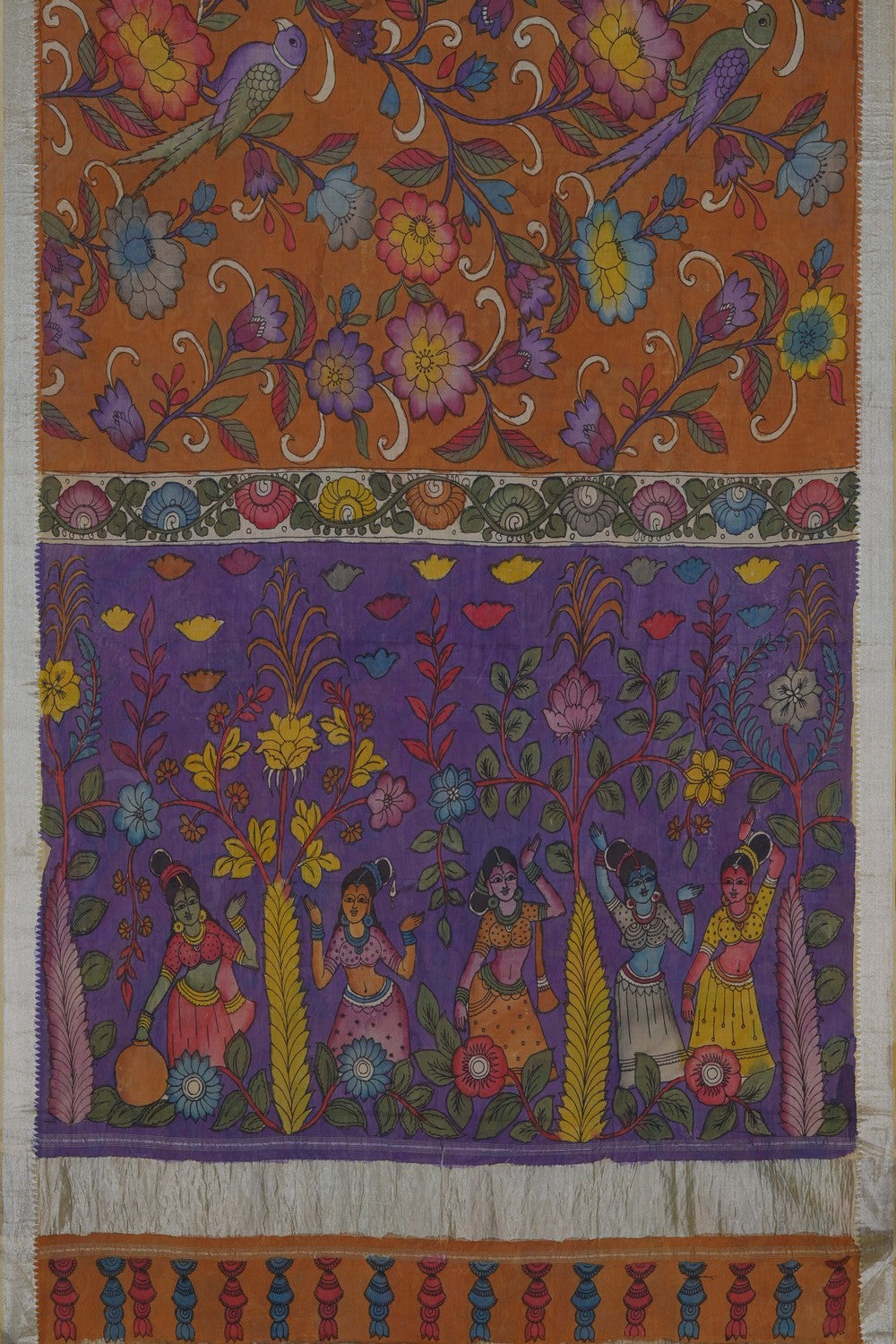 Image of Kalamkari Painting Saree