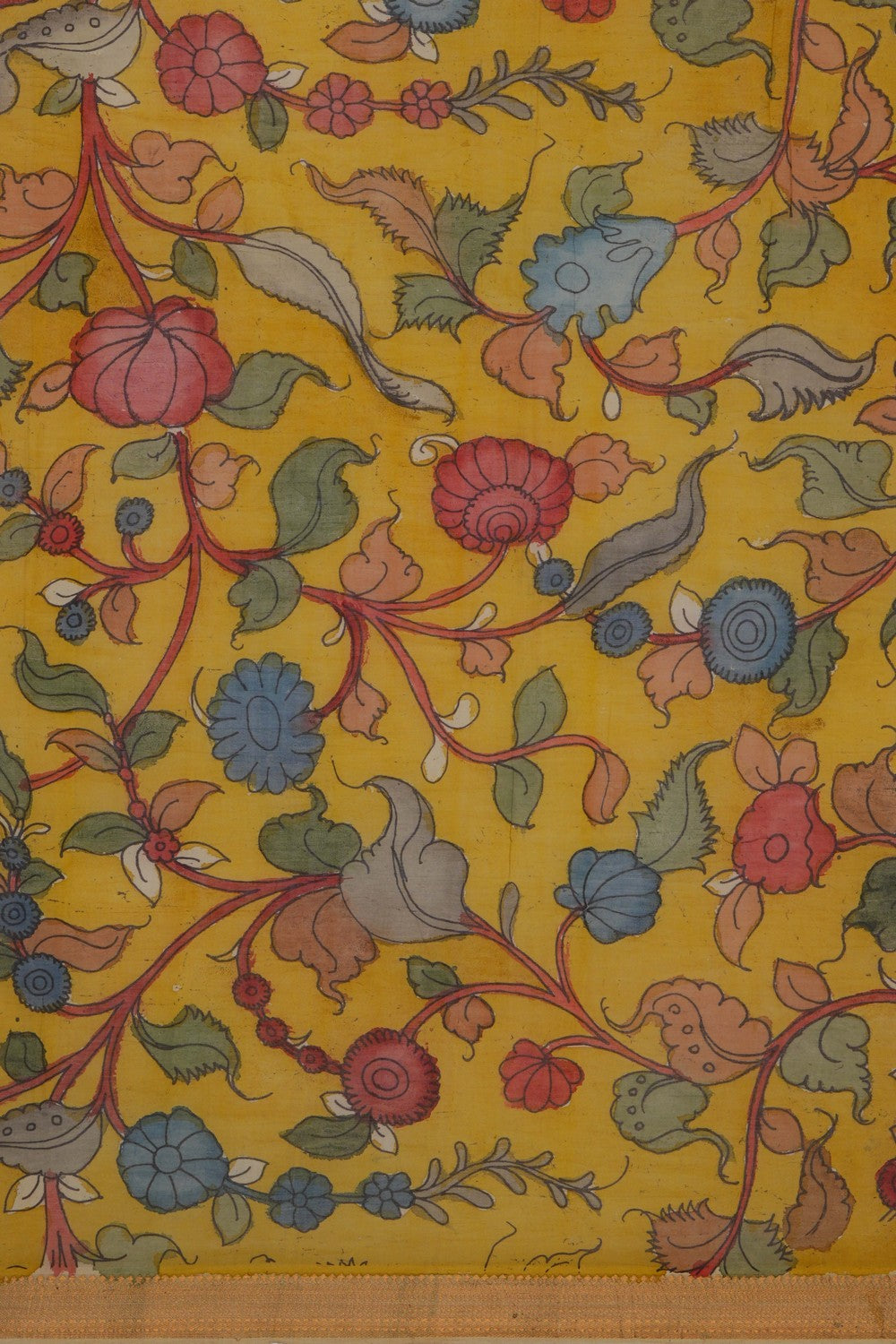 Image of Kalamkari Painting Saree