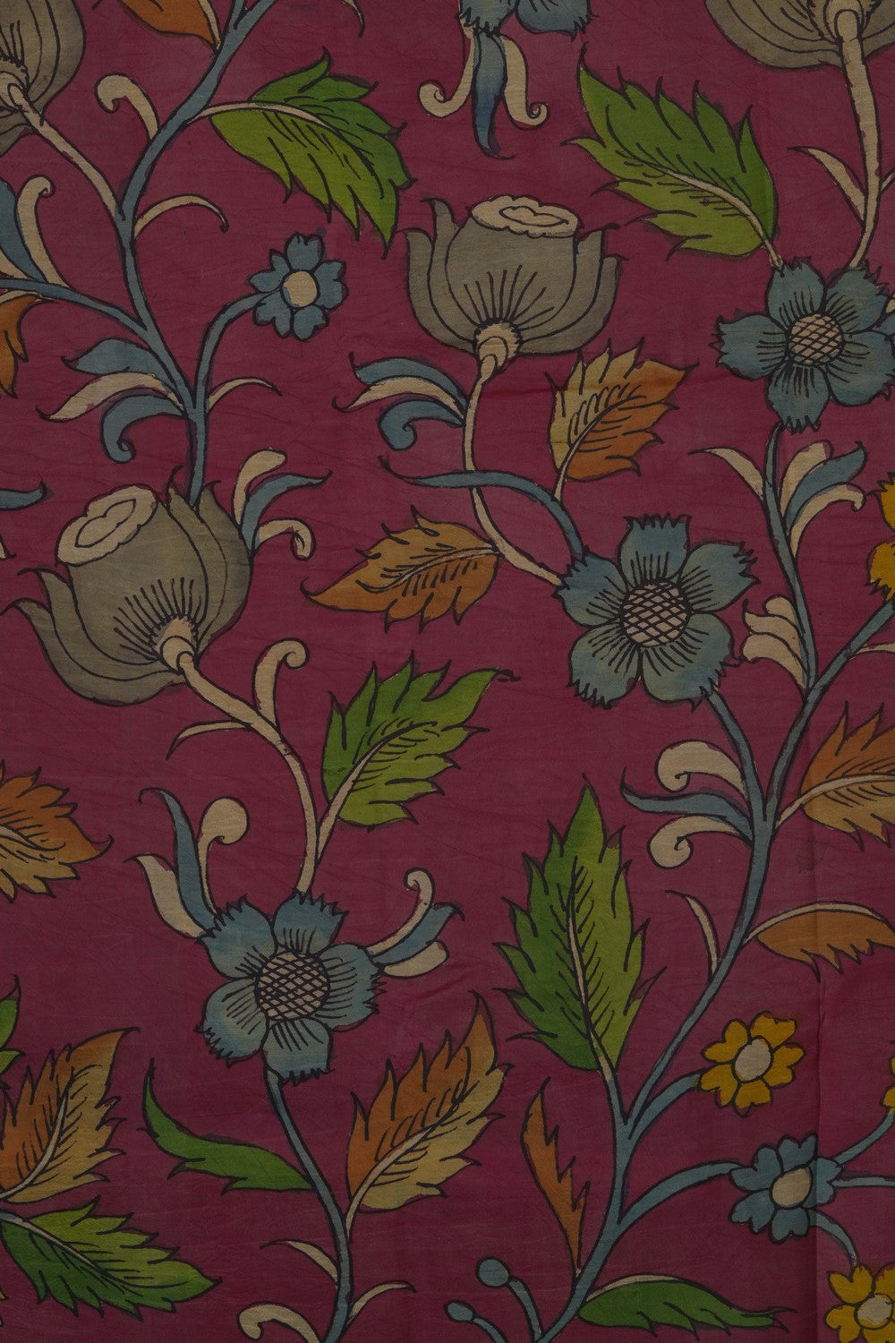 Image of Kalamkari Painting Saree