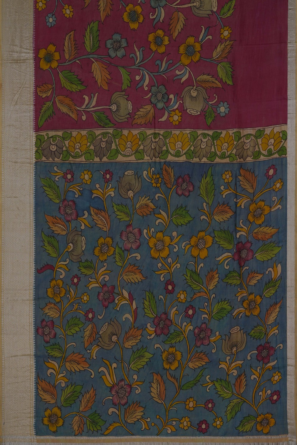 Image of Kalamkari Painting Saree
