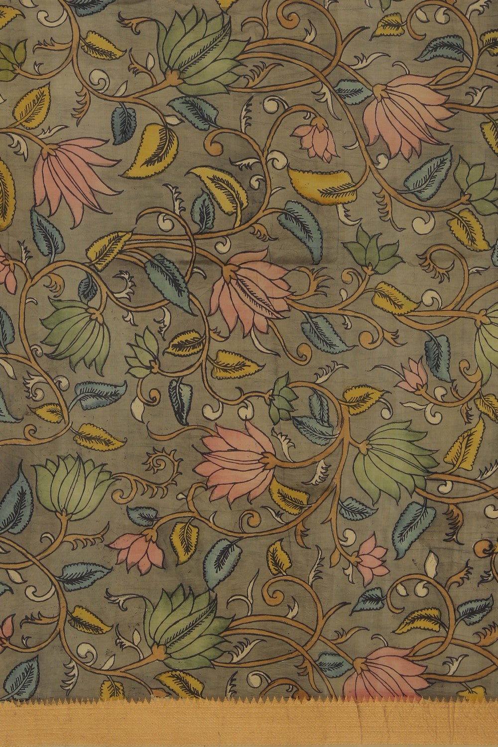Image of Kalamkari Painting Saree