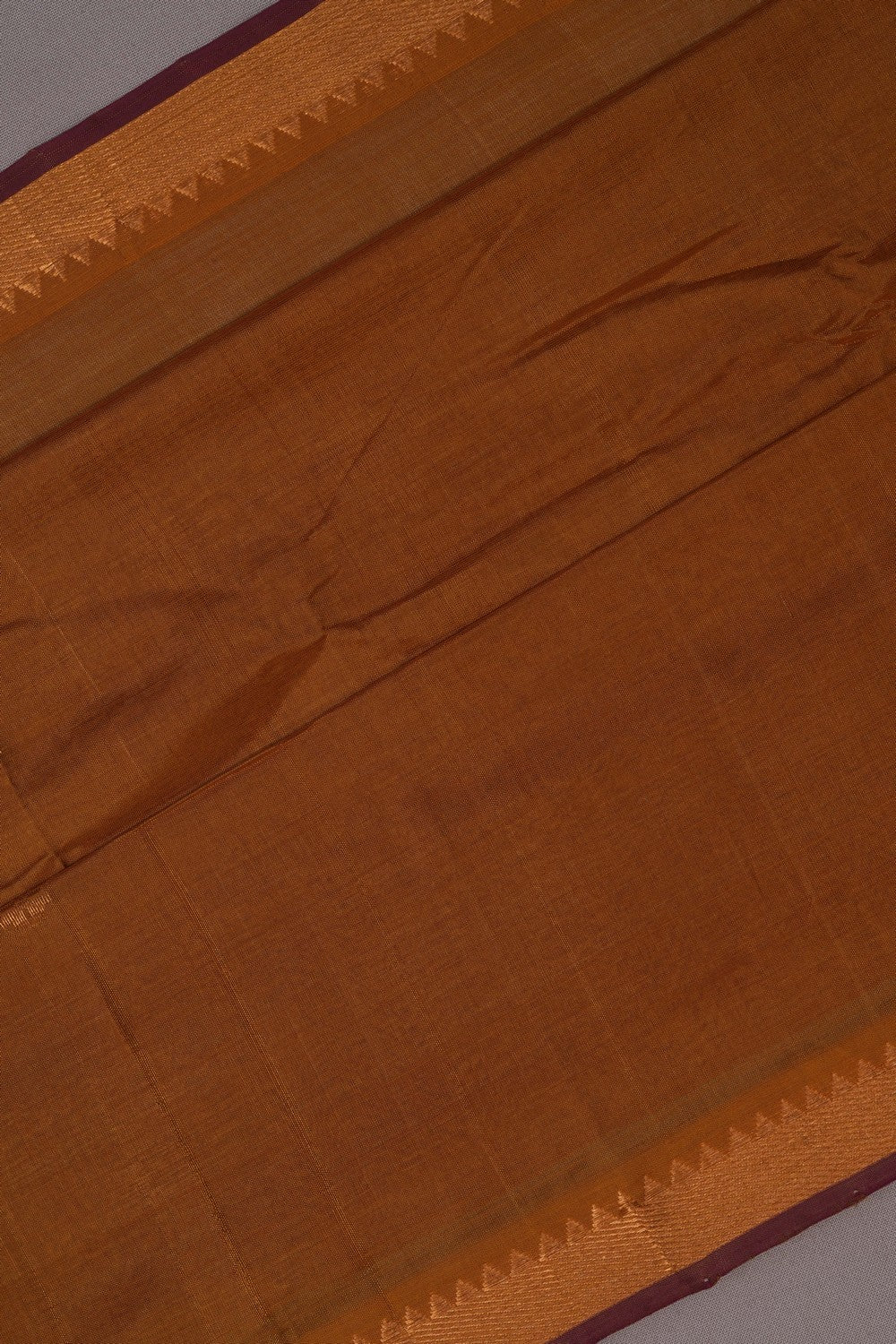 Image of Mangalagiri Silk Moss-Green Saree