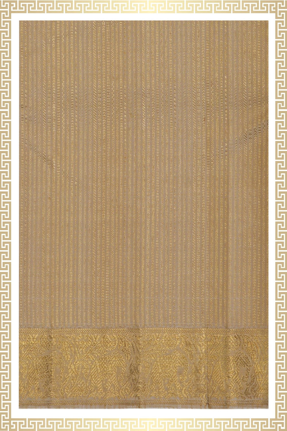 Image of Kanchi Silk Traditional Dhoti With Kanduva (8 X 4)