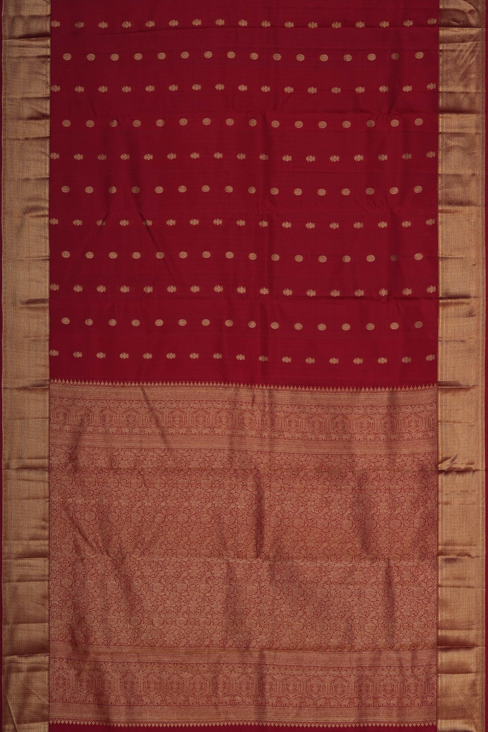 Image of South Silk Red Saree