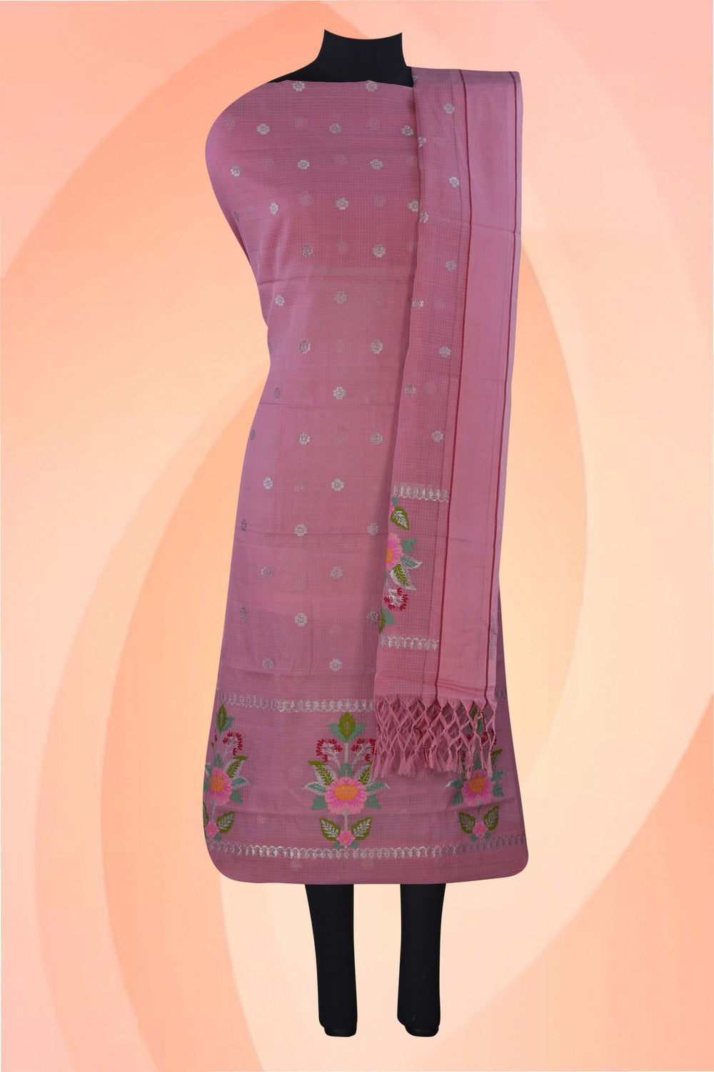 Image of Kota Unstitched Suit Set Fabric (2 Pcs Set)