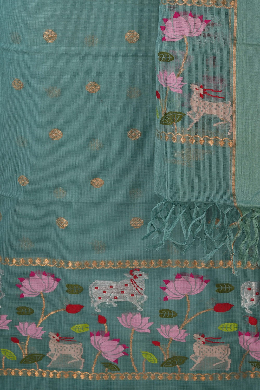Image of Kota Unstitched Suit Set Fabric (2 Pcs Set)