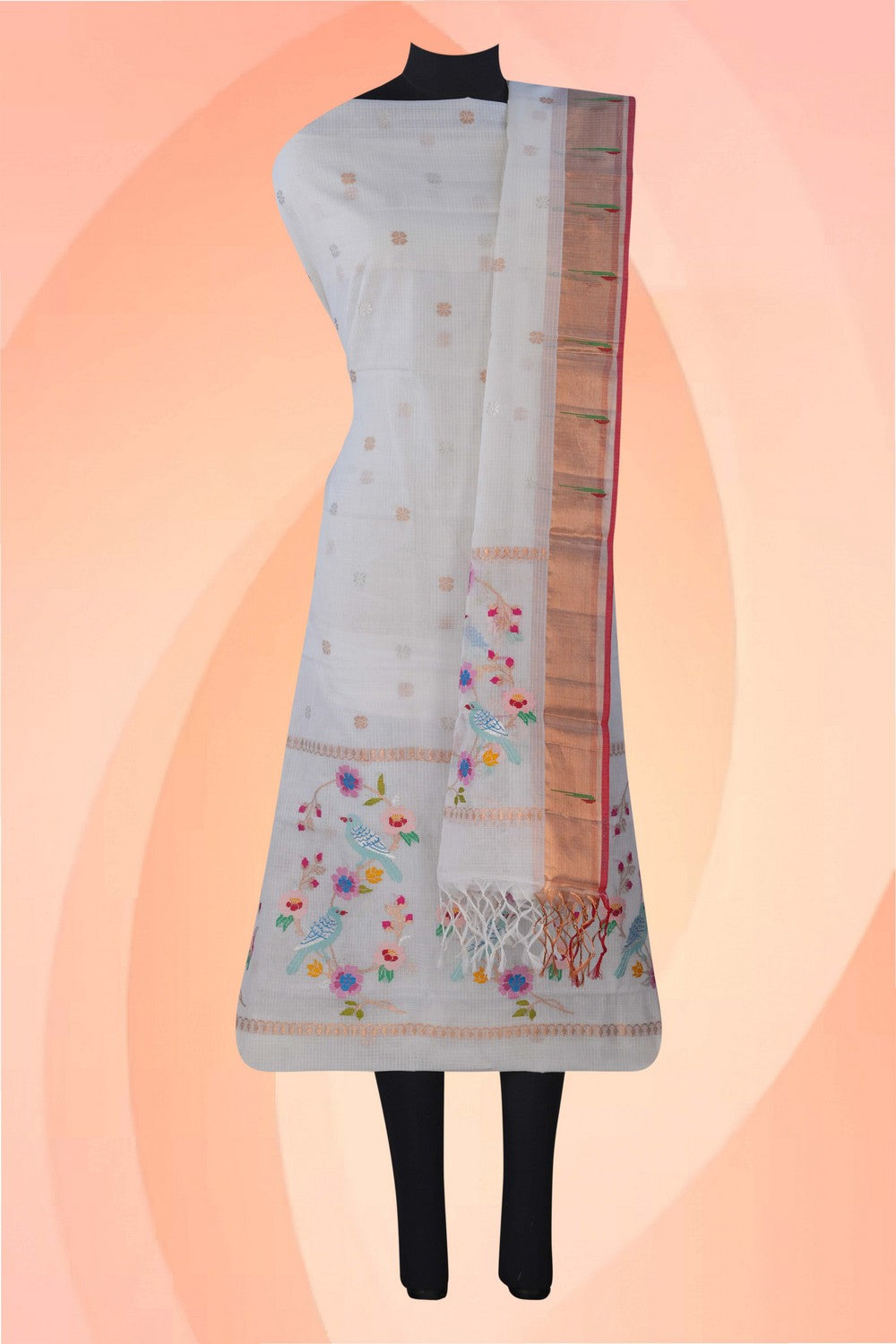 Image of Kota Unstitched Suit Set Fabric (2 Pcs Set)