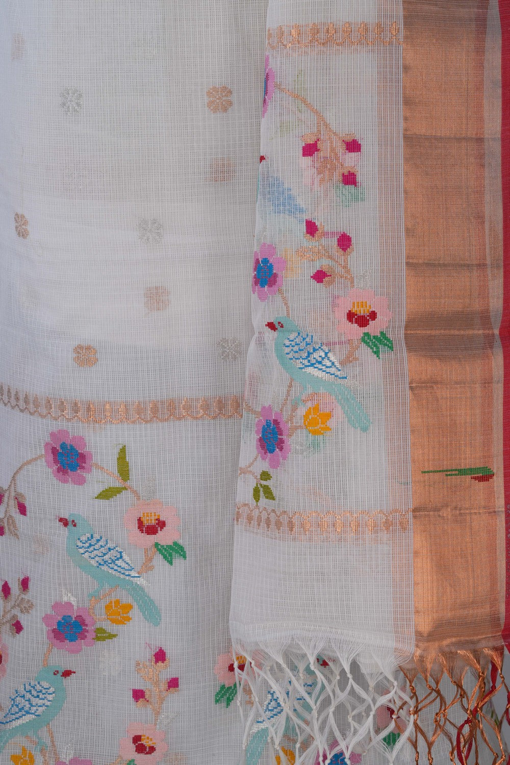 Image of Kota Unstitched Suit Set Fabric (2 Pcs Set)