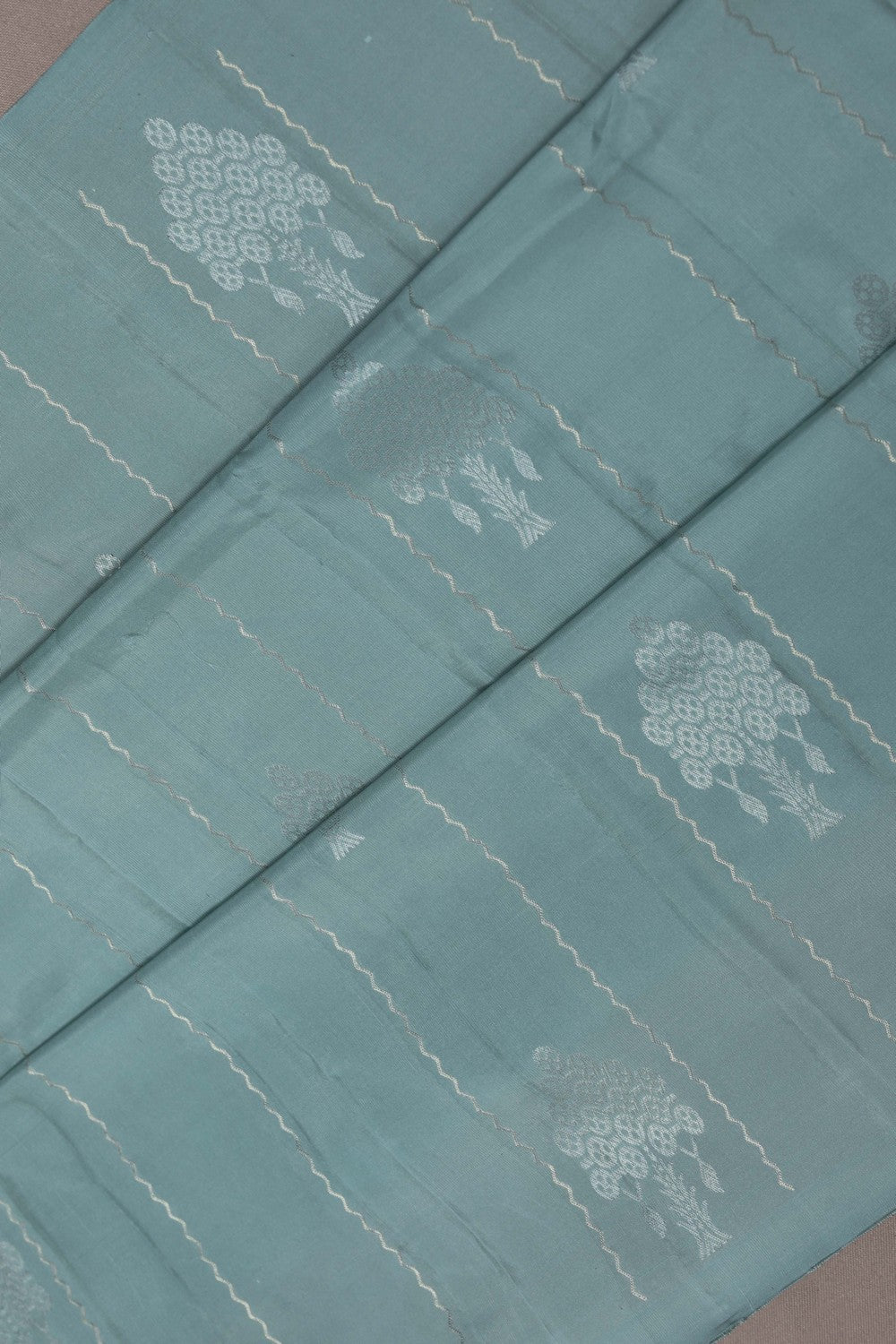 Image of South Silk Sage Green Saree