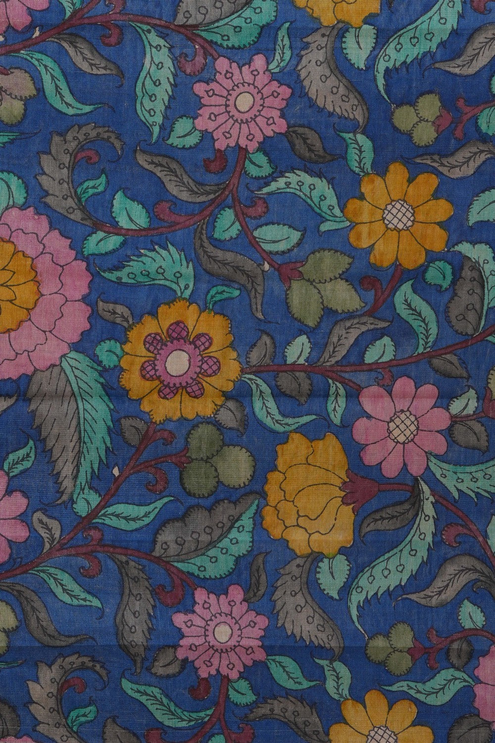 Image of Kalamkari Unstitched Suit Set Fabric (2 Pcs Set)