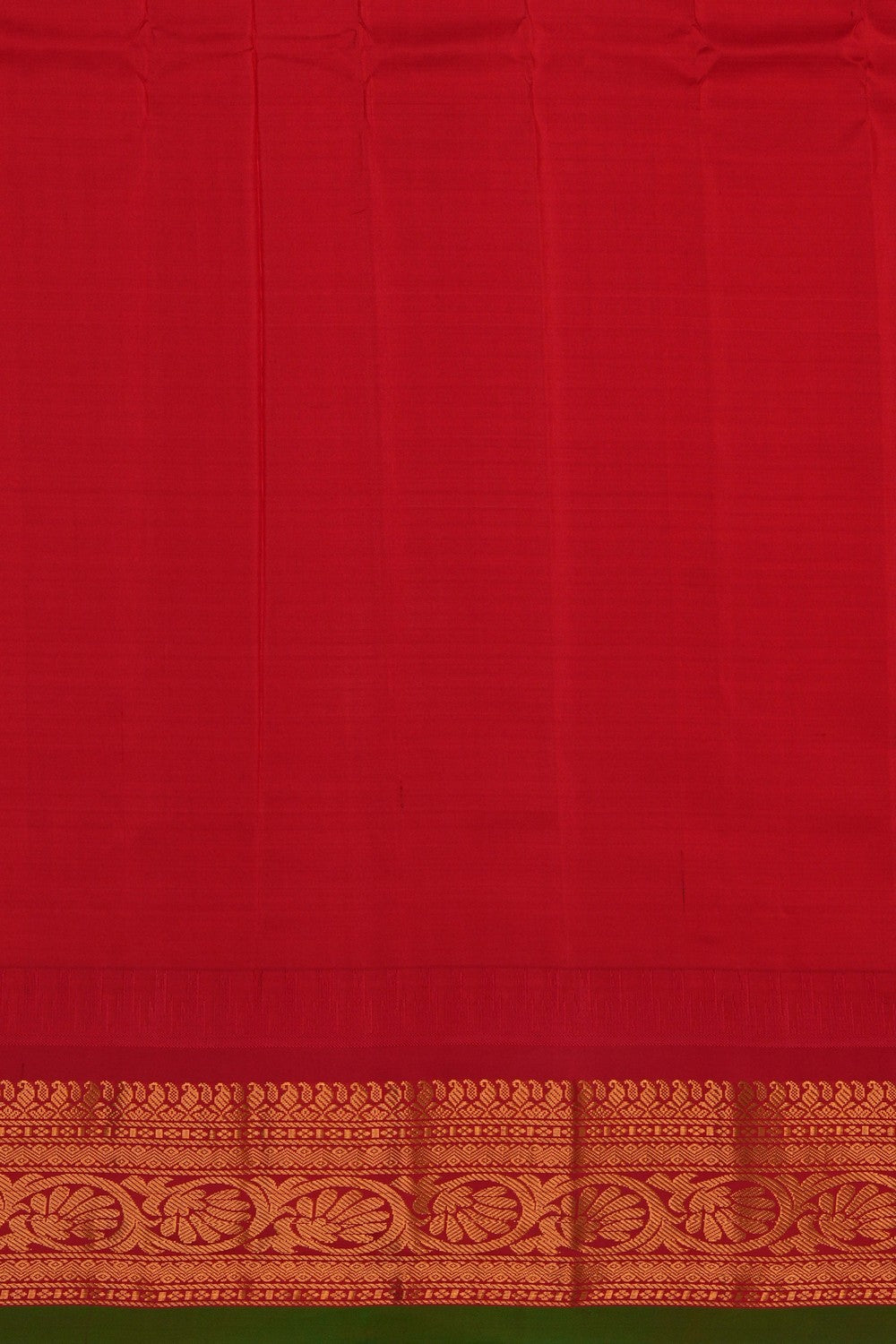 Image of Gadwal Silk Off-White Saree